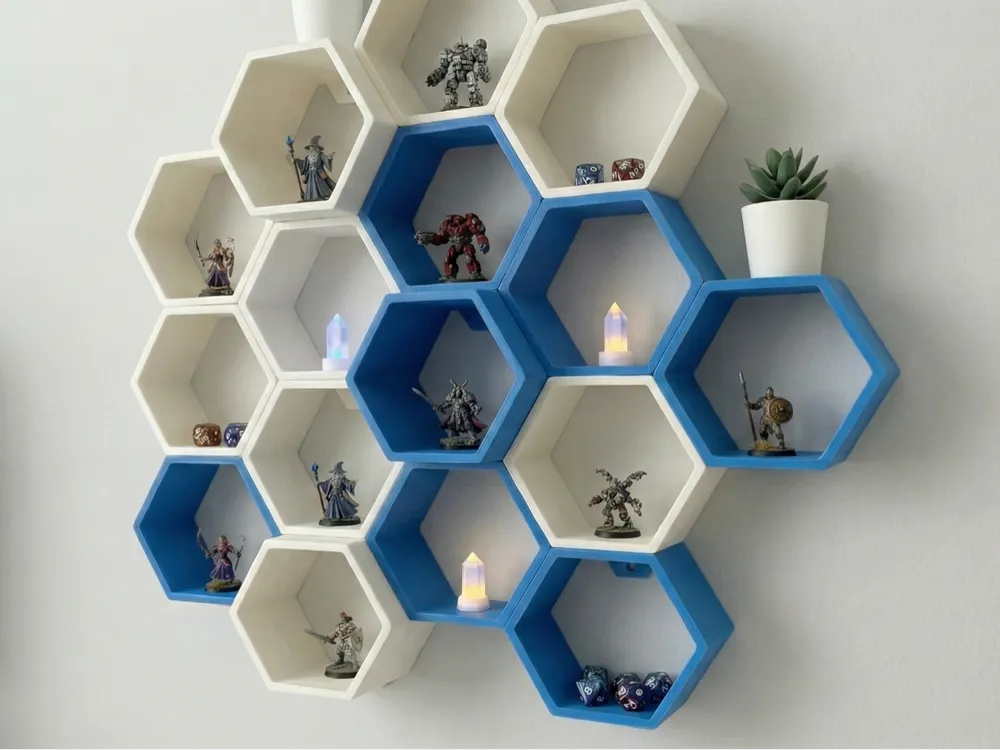 Étagère murale Nid d’Abeille