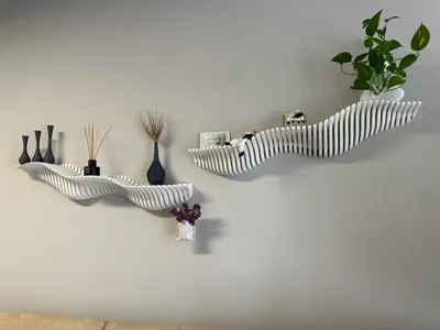 Étagère murale Vague – Design moderne 1 pièce