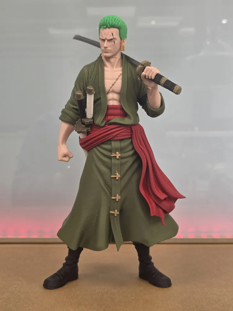 Zoro – Figurine 3D Multicolore 27 cm