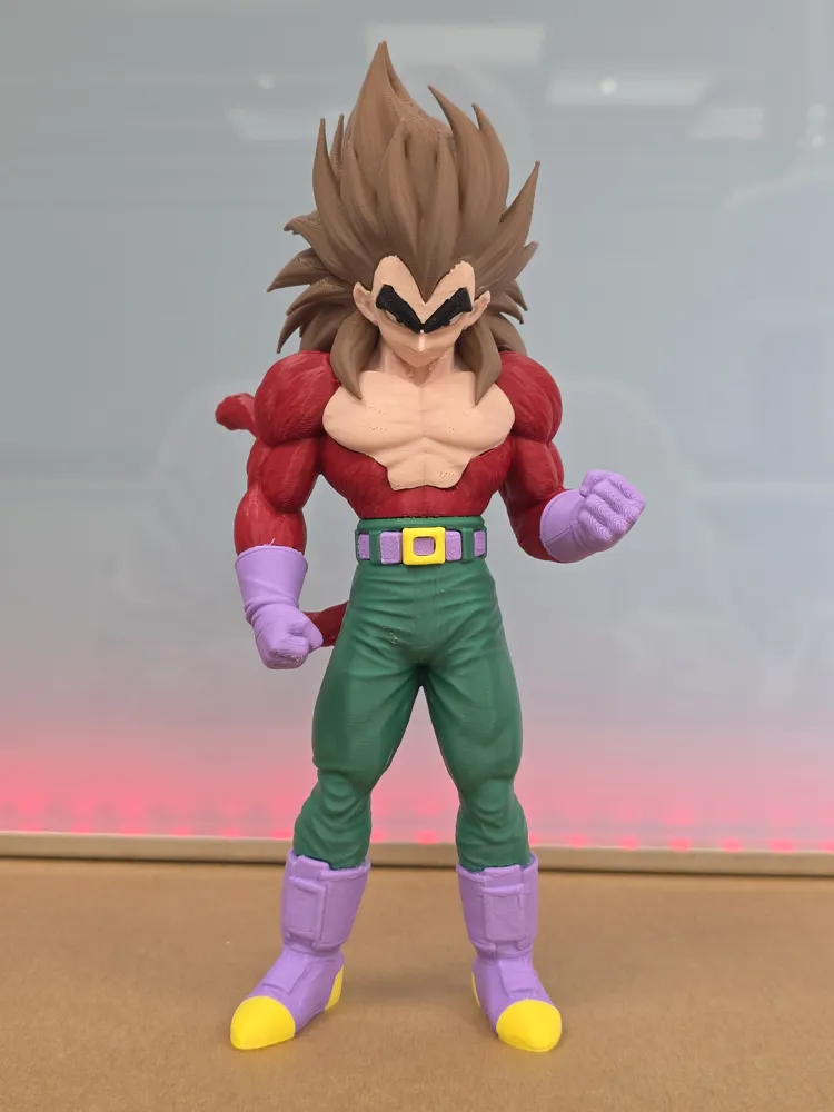 Vegeta Super Saiyan 4 – Figurine 3D 23 cm