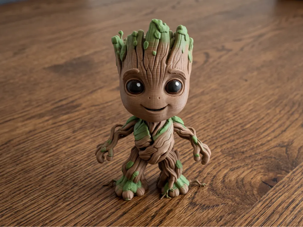 Baby Groot – Figurine 3D Décorative 15 cm