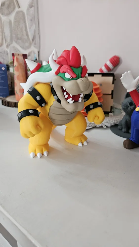Bowser – Figurine 3D Multicolore 17 cm