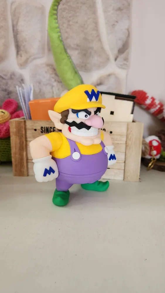 Wario – Figurine 3D Multicolore 15 cm