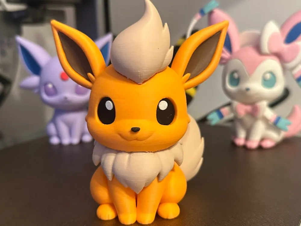 Pyroli Chibi – Figurine 3D Multicolore ~15 cm