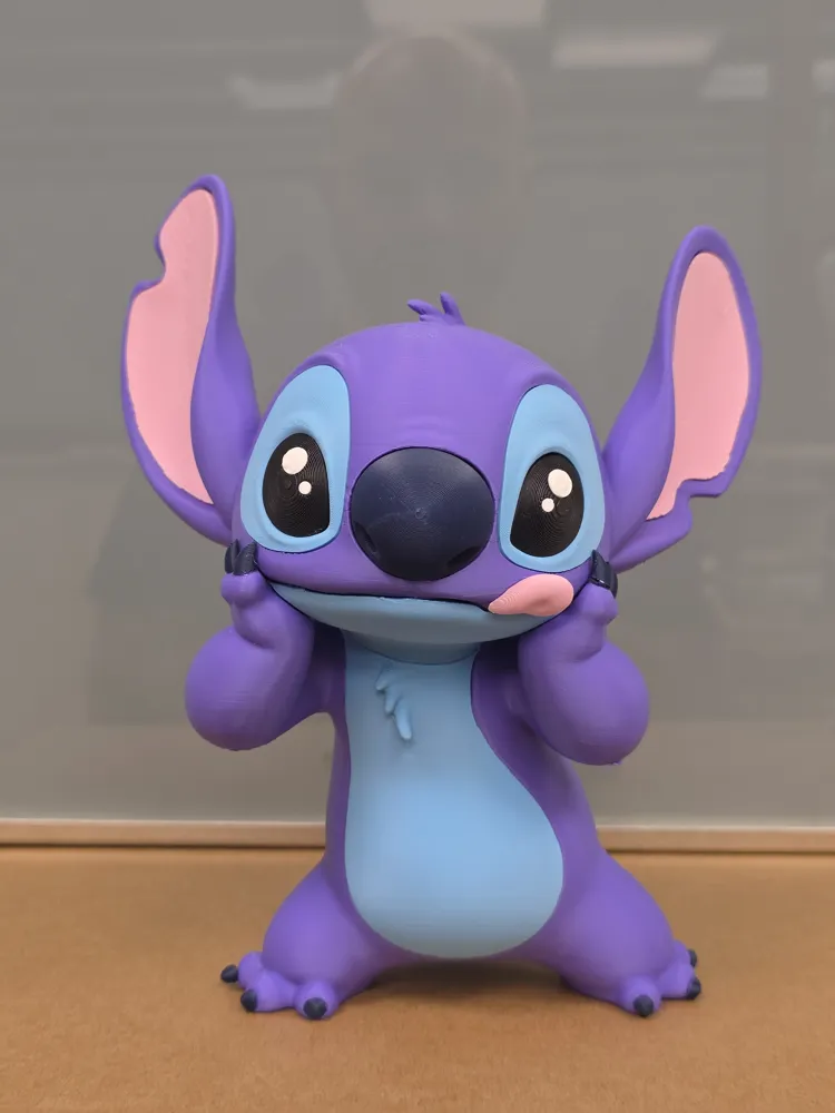 Stitch – Figurine 3D Multicolore 21 cm