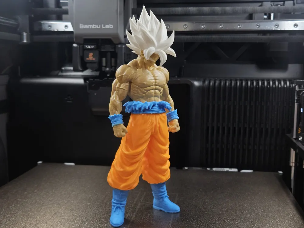 Goku Ultra Instinct – Figurine 3D Multicolore