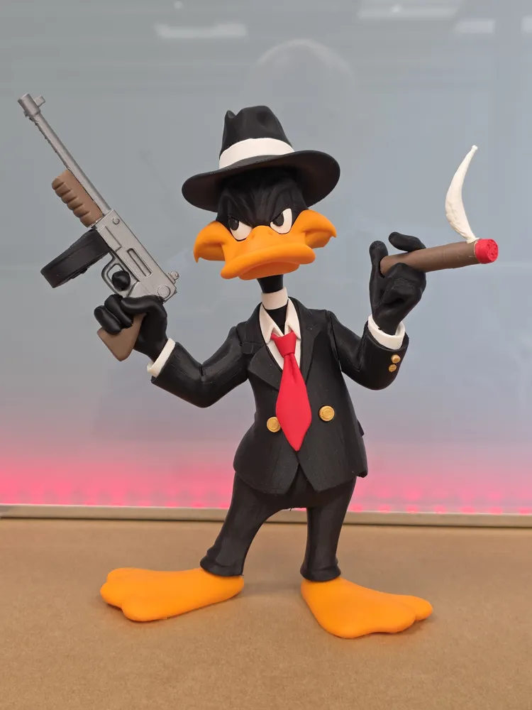 Daffy Duck Gangster – Figurine 3D 26 cm
